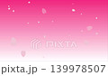 Pink gradient cherry blossom animation material, 4K resolution, loopable. 139978507