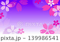 Japanese-style cherry blossom animation background, 4K video footage. 139986541