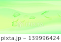 A looping animation featuring a green wave gradient and fluttering leaves. 139996424