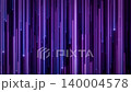 Looped animation of digital rain with bright cascading lines of purple blue neon light streaks. Glowing signals falling down in cyber technology and science fiction style. Seamless loop 4K 60fps 140004578
