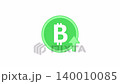 ビットコイン 上昇矢印 アニメーション ループ 白背景からアルファチャンネルへ 140010085