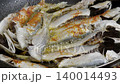 Close up of Sardine fish frying in an oil pan  140014493