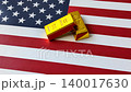 Gold bars or ingots as a tool for balance, financial investment, and savings. Gold bars 140017630