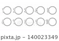 番号付き円形フレーム (1〜10) 4Kアニメーション (mp4) 140023349