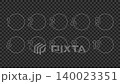 番号付き円形フレーム (1〜10) 4Kアニメーション (背景透過) 140023351