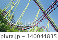 Roller coaster in the amusement park 140044835