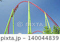 Roller coaster in the amusement park 140044839