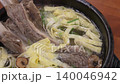 Traditional Korean Clear Beef Short Rib Soup Galbitang 140046942