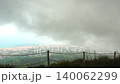 low clouds moving over volcanic slopes of vesuviu 140062299