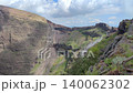 looking down into the volcanic vent of vesuvius. 140062302