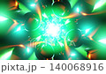 Neon radial burst with molten petals and pulsing tunnel depth 140068916