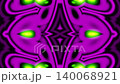 Neon kaleidoscope with magenta symmetry and lime glowing diamond shapes 140068921