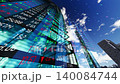 financial center and stock market background 140084744