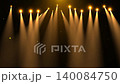 the backdrop of the award ceremony stage with flashing spotlights 140084750