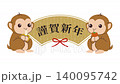 A celebratory frame illustration animation video for the Year of the Monkey (loopable). 140095742