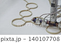 Robotic additive manufacturing system creating a large scale layered structure. Automated extrusion technology for industrial production, construction and engineering applications. 140107708