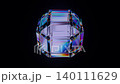 Glass Crystal Gem Faceted Iridescent Rotating Seamless Loop Animation 3D Render 140111629