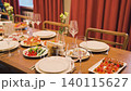 Beautiful and aesthetically pleasing festive table 140115627