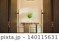 Decorating a restaurant with fresh flowers 140115631