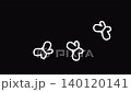 手描き風の蝶々のアニメーション。3種類の異なる方向へ飛んでいます。 140120141