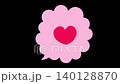 Heart speech bubble animation 140128870