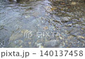The surface of the flowing river in Mitake Valley The surface of the flowing river in Mitake Valley 140137458