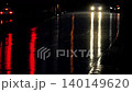 Car running in the rain 140149620