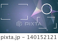 かっこいいサイバー背景のYouTubeエンドカード素材  アニメーション 140152121