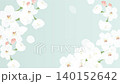 Cherry blossom blizzard transition | Spring-themed Japanese frame and video footage of cherry blossoms in full bloom 140152642