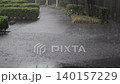 暴雨中的市中心景象 140157229