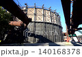 Dolni Vitkovice industrial complex in Ostrava, Moravia, Czech Republic, historic steelworks architecture and massive industrial structures in transformation, real-time footage 140168378