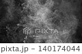 Slow motion white smoke cloud drifting across black background. Realistic atmospheric SFX overlay with detailed swirling vapor, ideal for VFX compositing, transitions and cinematic effects. 140174044