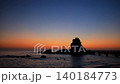 福島県の波立海岸の日の出　タイムラプス 140184773