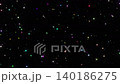 Looping animation with a sparkling background of colorful stars 140186275
