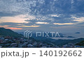 Sunset View of Jiufen Village in New Taipei City, Taiwan 140192662