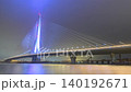 Night View of Danjiang Bridge in Tamsui, New Taipei City 140192671