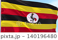 Uganda Flag Looping Background Animation 140196480