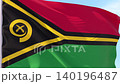 Vanuatu Flag Looping Background Animation 140196487