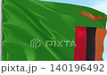 Zambia Flag Looping Background Animation 140196492