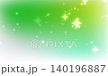 A looping animation of a green gradient background and sparkling particles. 140196887