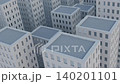 A city of buildings shaken by a major earthquake - 3D animation 140201101