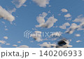 青空を流れる雲のアニメーション 140206933