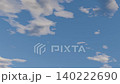 ループ　雲が流れる青空のアニメーション 140222690