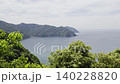 Mikata Five Lakes: A panoramic view of lush green mountains and beautiful sea 140228820