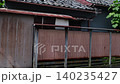 Retro corrugated iron fence; corrugated iron; memories of the Showa era; Showa era scenery; old; Showa era; dilapidation; downtown 140235427