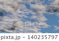 ループ　雲が流れる青空のアニメーション 140235797