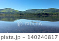 富士五湖のひとつ山中湖で眺める初夏の湖と山々が織りなす絶景 140240817