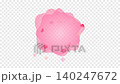 [透明/循環]動畫風格的表情/漫畫符號：喜歡、ドキドキ（心跳）、心 140247672