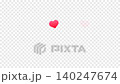 [透明/循環]動畫風格的表情/漫畫符號：喜歡、ドキドキ（心跳）、心 140247674