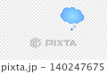 【透明/循環】動畫風格表情/漫畫符號：對話氣泡，思考中 140247675